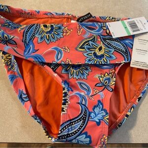 🍀 Vibrant Floral Bikini Bottom NEW w tags SIZE 8